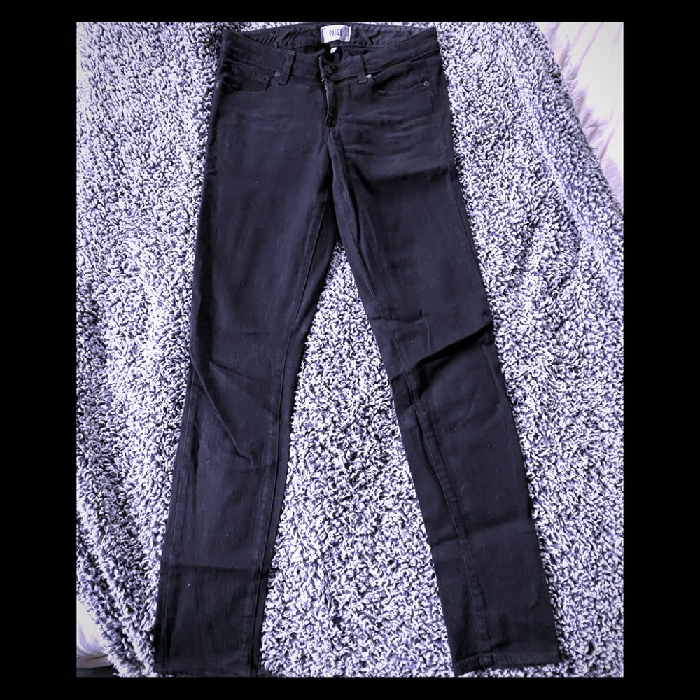 PAIGE Denim Black Skinny Jeans